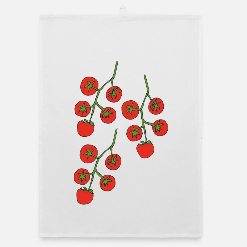 Tomato bush 3fold Organic dish towel