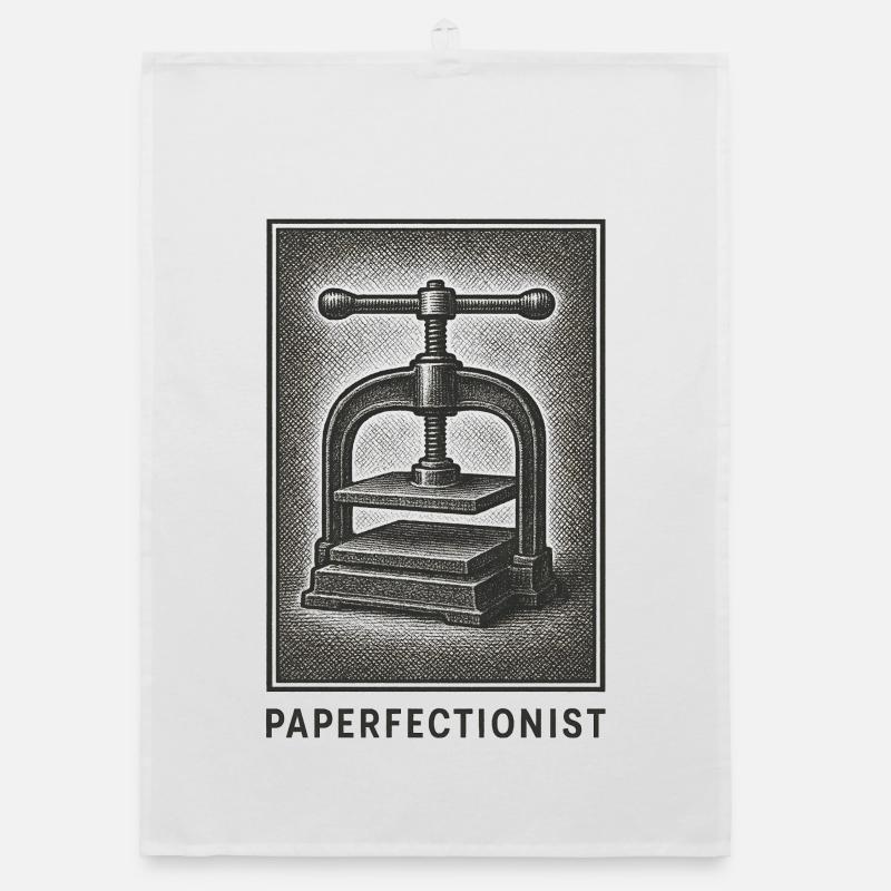 Papier-Perfektionist | Buchbinden, Buchpresse Organic Geschirrtuch