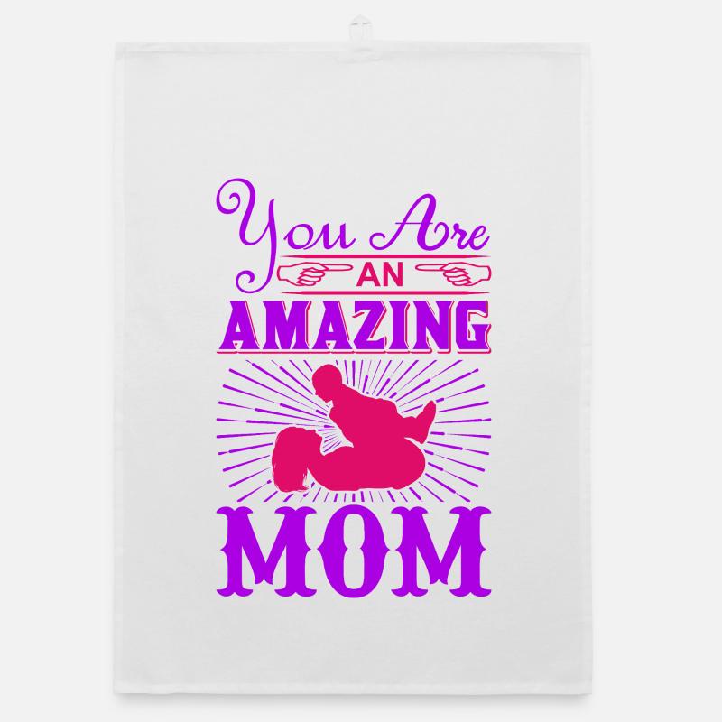 Du bist ein großartiges Muttertagshemd Organic Geschirrtuch