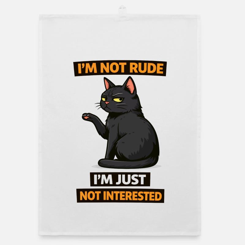 Attitude de chat pas intéressé Torchon bio