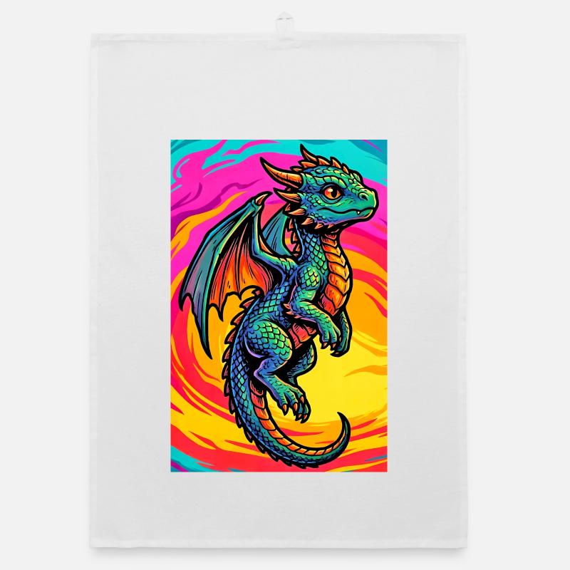 dragon Organic dish towel