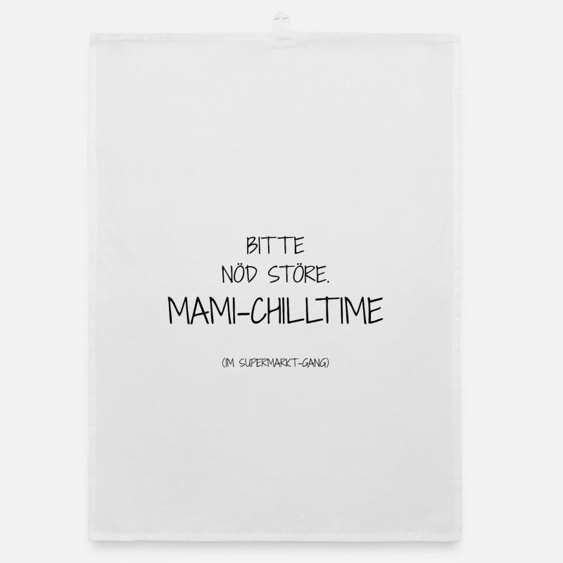 Statement-Design – Ironie trifft Alltag Organic Geschirrtuch