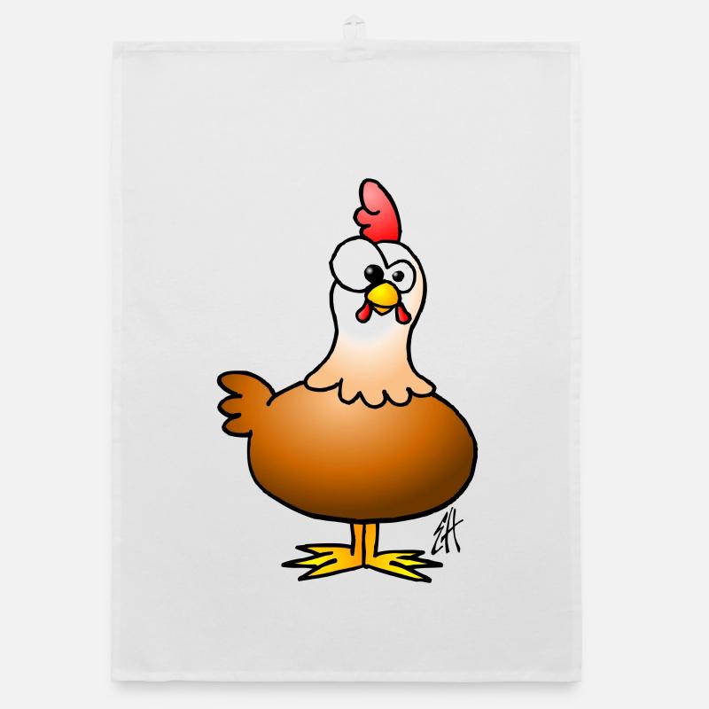 Chicken - Hen Organic dish towel