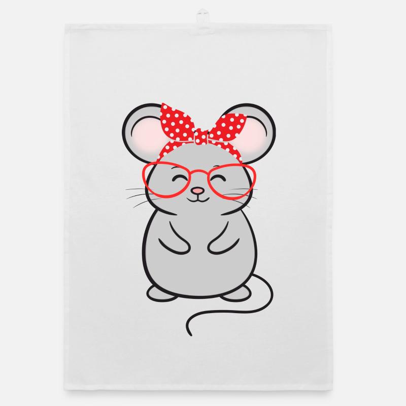 Mouse Mice Organic dish towel