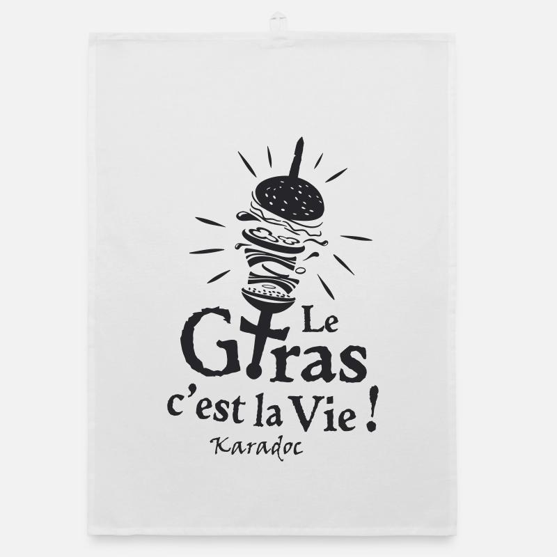 Le gras cest la vie ! Karadoc burger Torchon bio