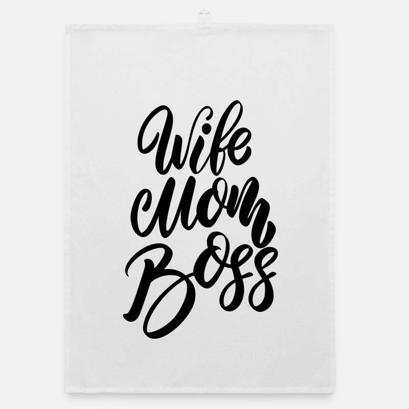 Épouse Maman Chef Torchon bio