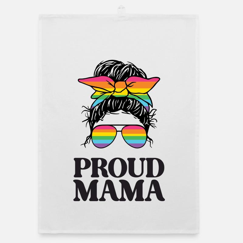 LGBT Pride Month - Proud Mama Organic dish towel