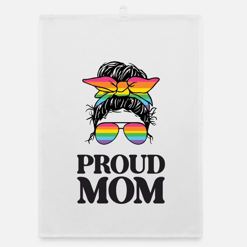 LGBT Pride Month - Stolze Mutter Organic Geschirrtuch