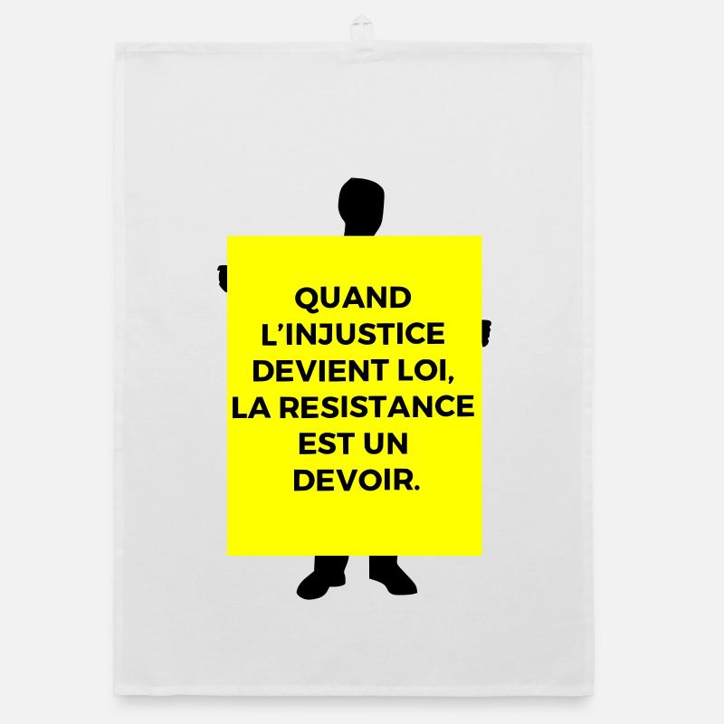 Injustice Organic dish towel