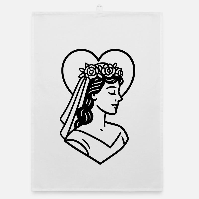 The Bride Organic dish towel