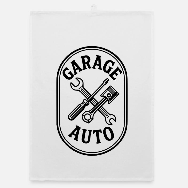 Autogarage Organic Geschirrtuch