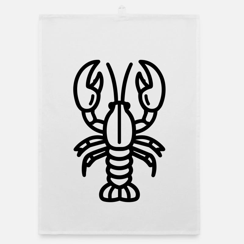Lobster Organic dish towel