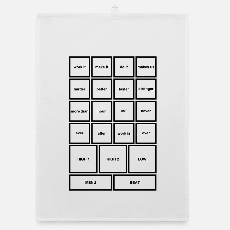 Work It – Motivation, Power & Fortschritt Organic Geschirrtuch