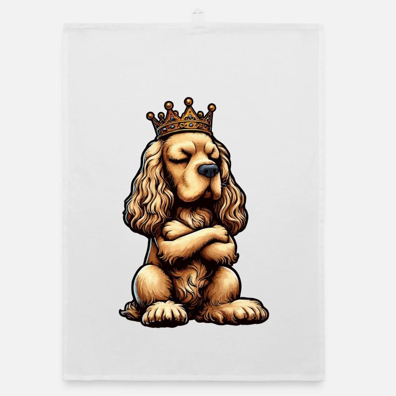 Cocker Spaniel Cockerhund Cocker Spaniel Besitzer Organic Geschirrtuch