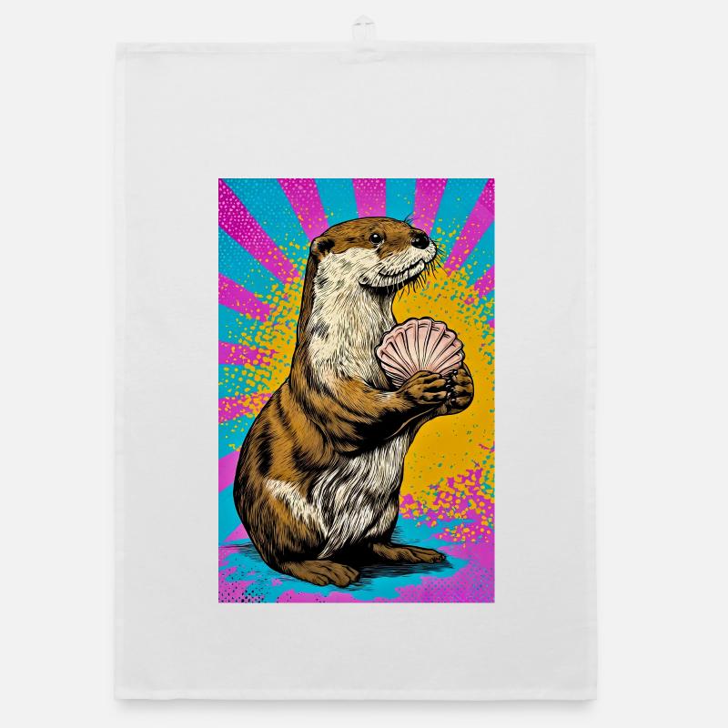 otter Organic dish towel
