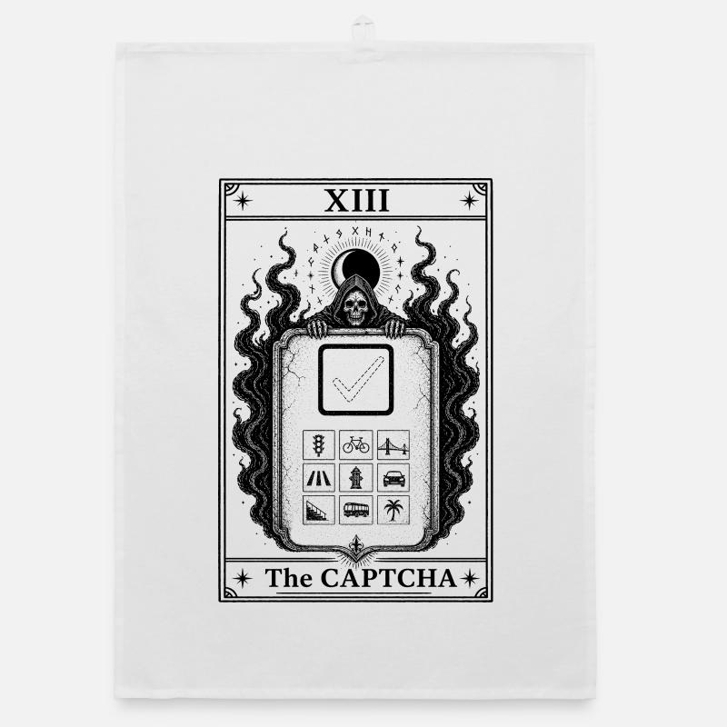 Malédiction CAPTCHA | Internet de cartes de tarot Torchon bio