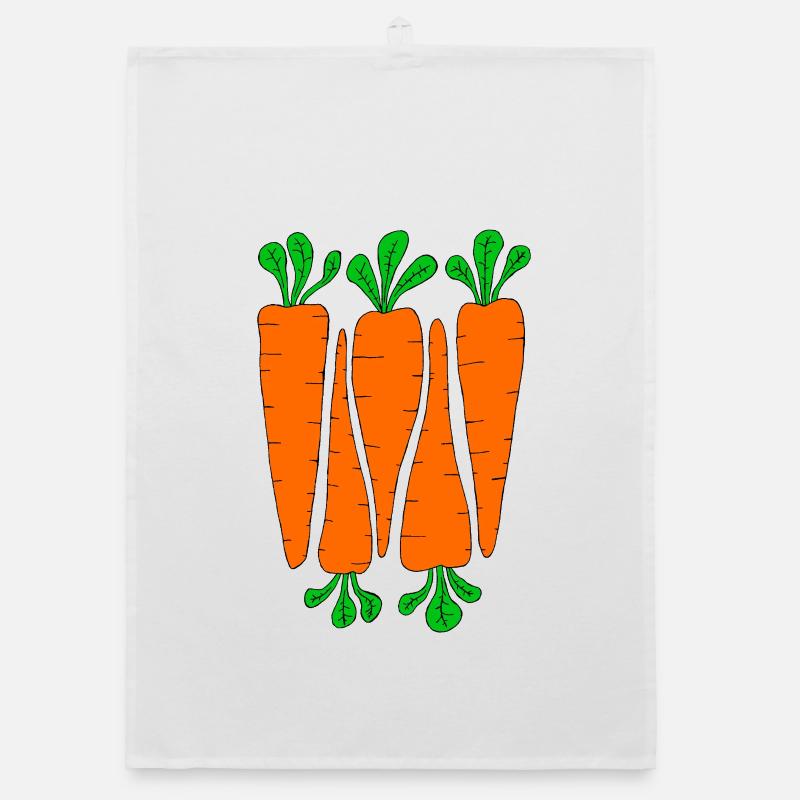 Carrots Organic dish towel