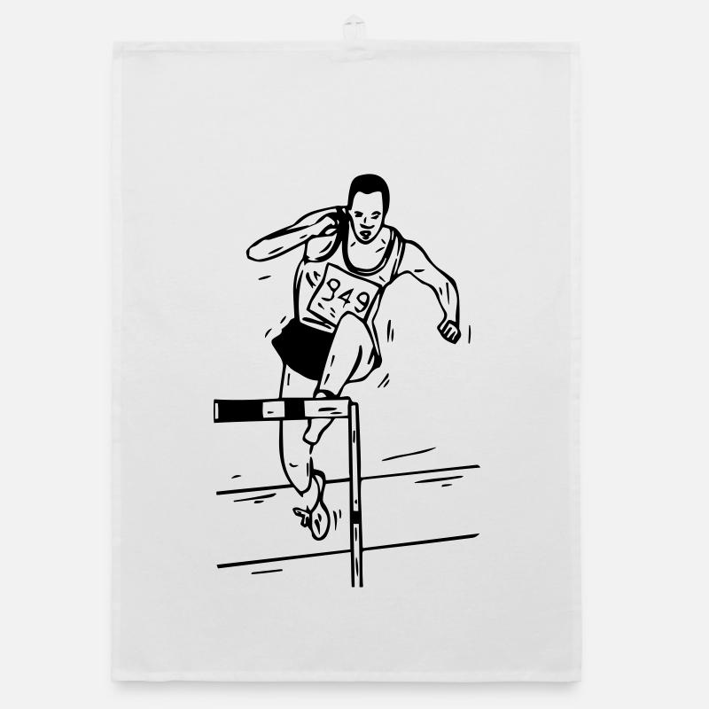 Hurdles - Hurdlers Organic dish towel