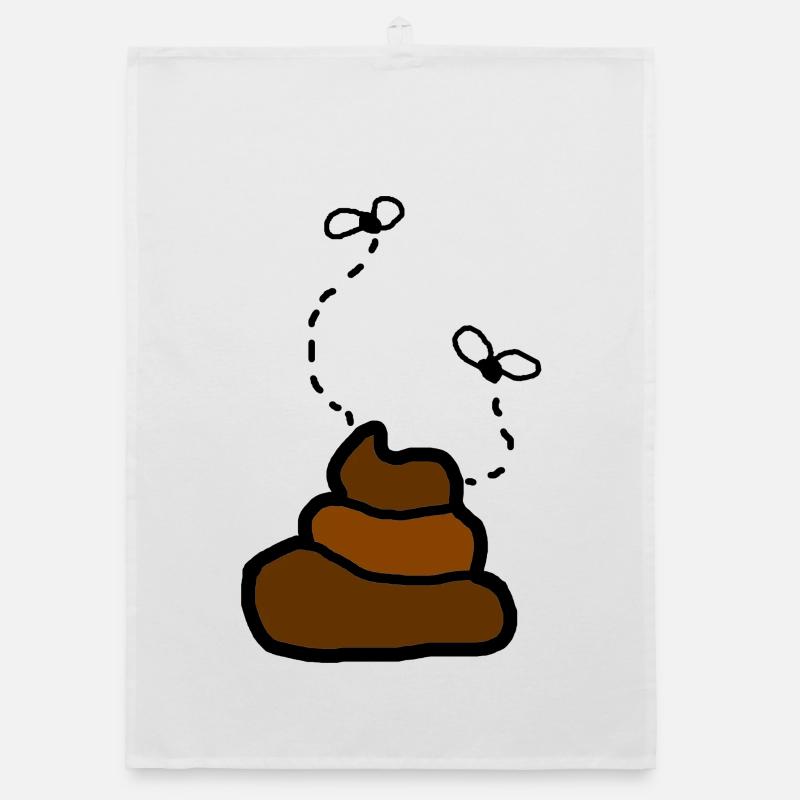 Merde de merde de merde de la défécation toilettes Torchon bio