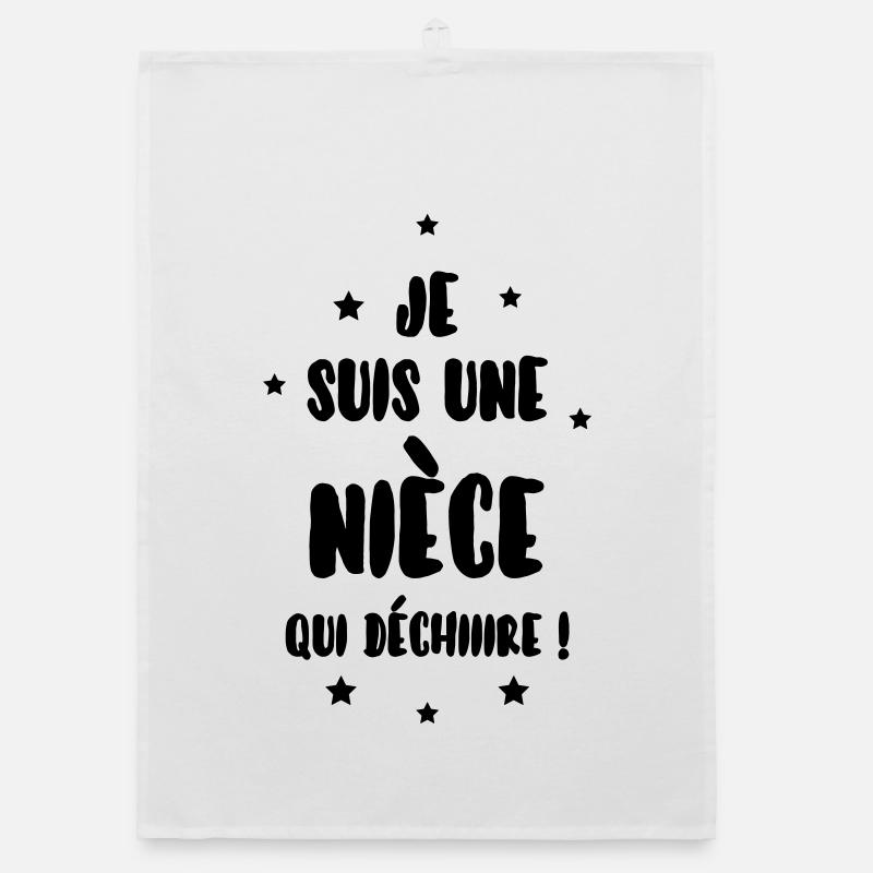 Nichte / Neffe / Onkel / Tante Organic Geschirrtuch