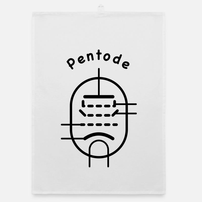 Vacuum Tube Symbol Pentode Organic dish towel