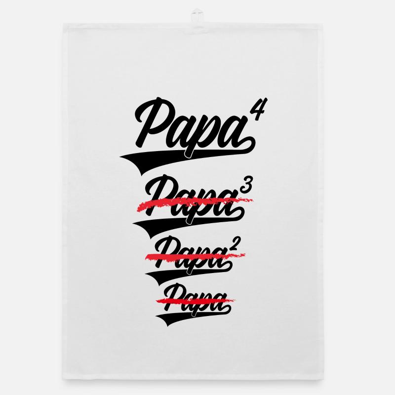 PAPA HIGH 4 ENFANTS Torchon bio