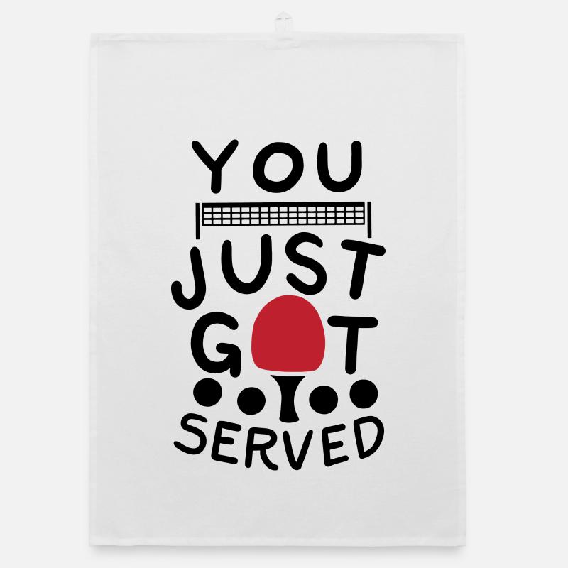 Ping Pong Saying Organic dish towel