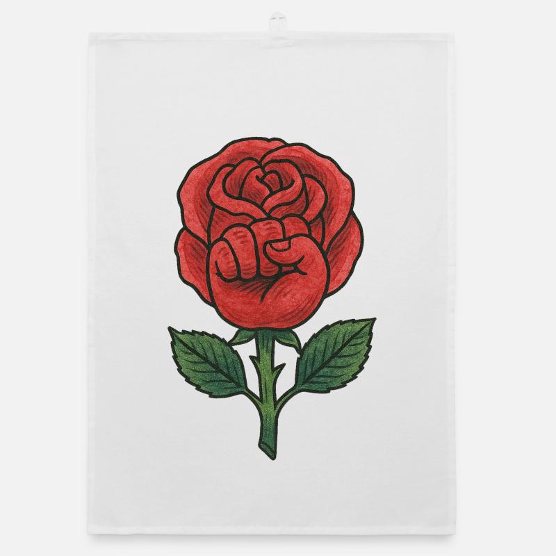 Rose Resist Organic dish towel