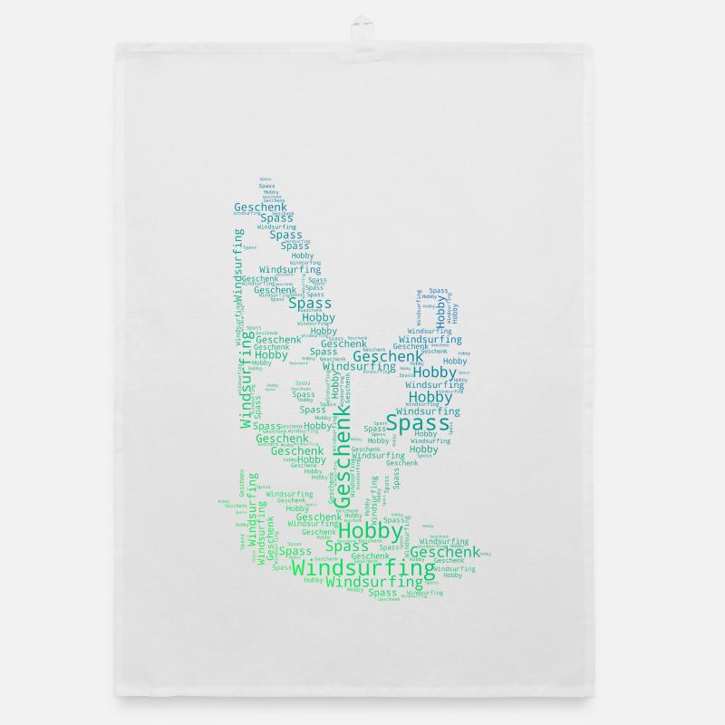Windsurfing pure focus Organic dish towel
