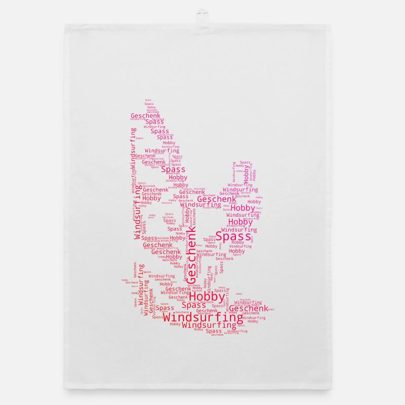 Windsurfing Vibes for Windsurf Organic dish towel