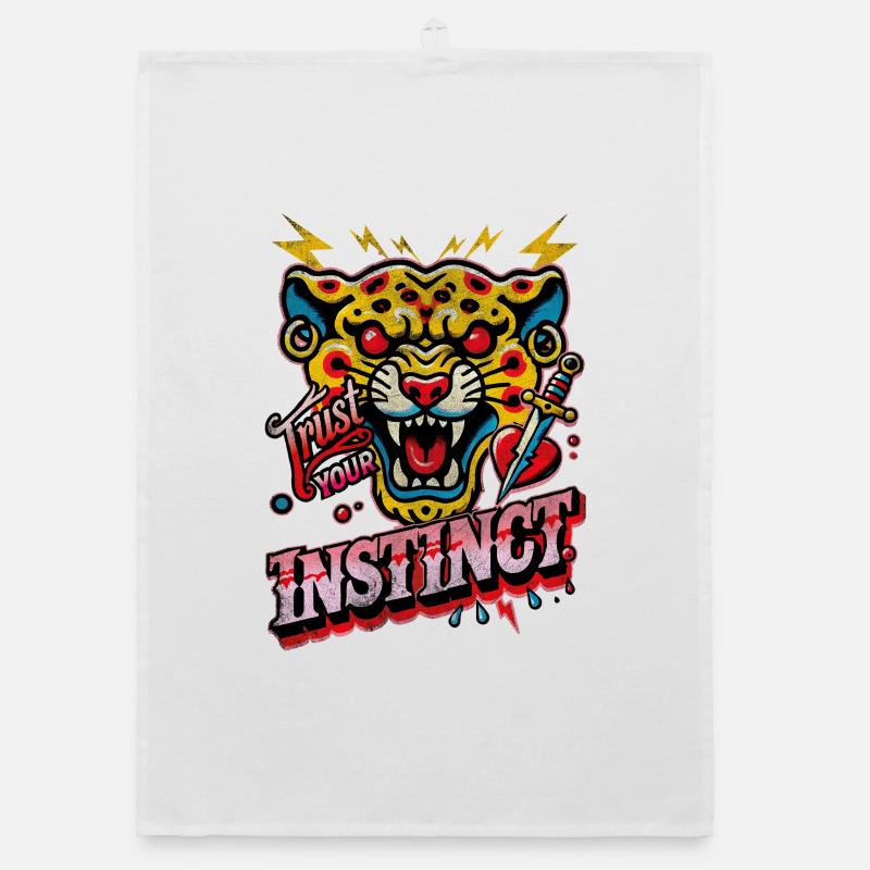 Trust Your Instinct Organic dish towel