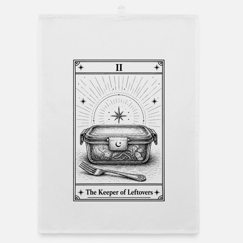 Restehüter | Tarot Card Kitchen Humor Organic dish towel