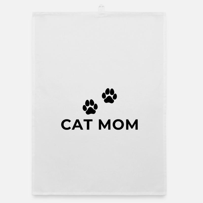 Cat Mom - Cat Mom / Design with Paws Organic dish towel