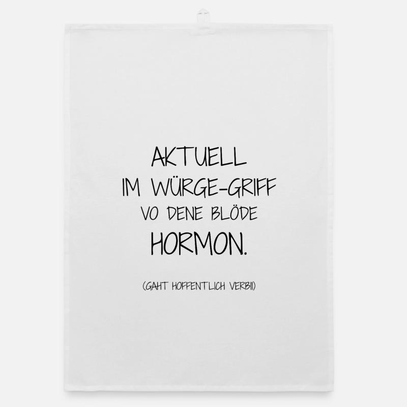 Statement-Design – Ironie trifft Alltag Organic Geschirrtuch