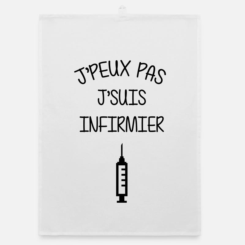 Nurse PKrankenschwester Infirmier Infirmière Organic dish towel