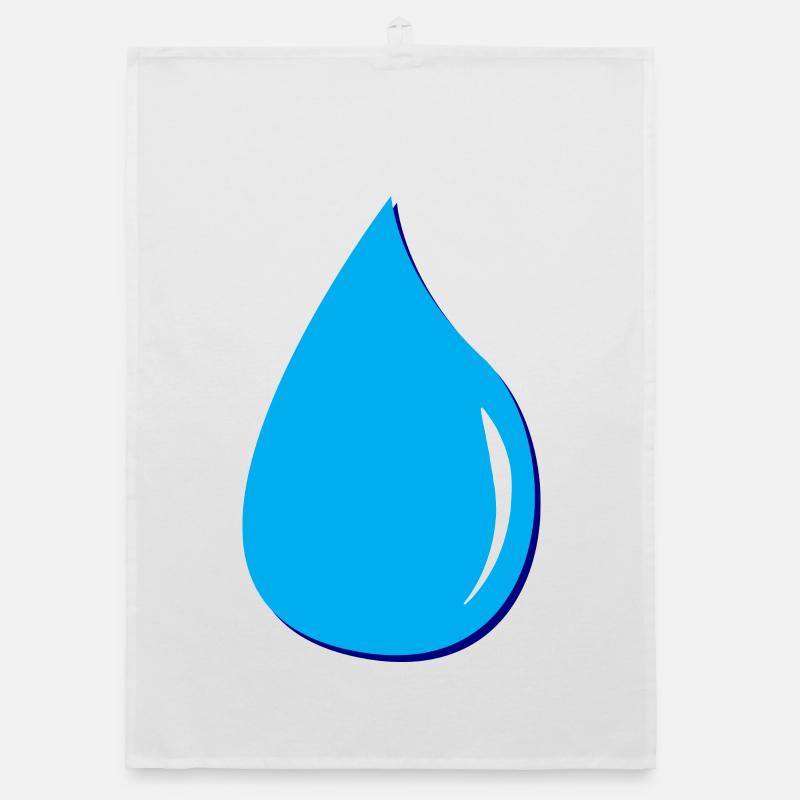 waterdrop water droplets Organic dish towel