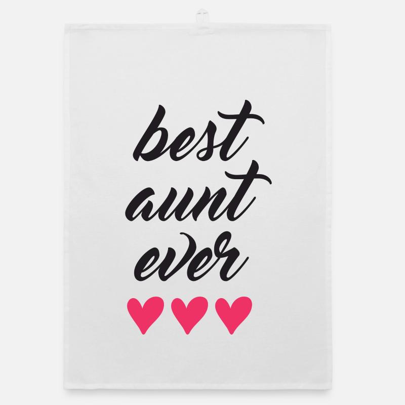 Best Aunt Ever Organic dish towel