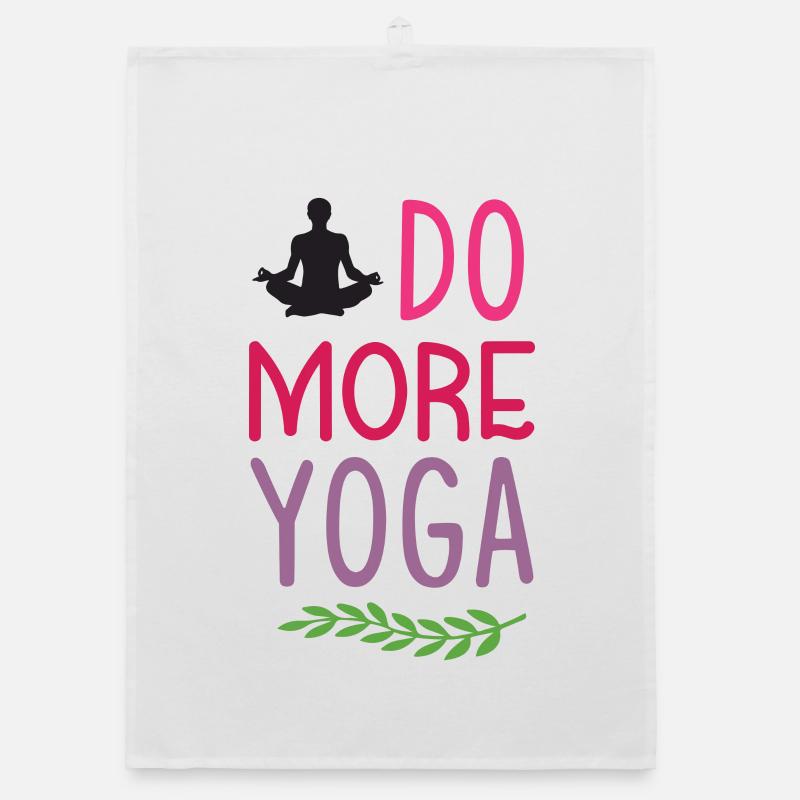 Faites plus de yoga Torchon bio