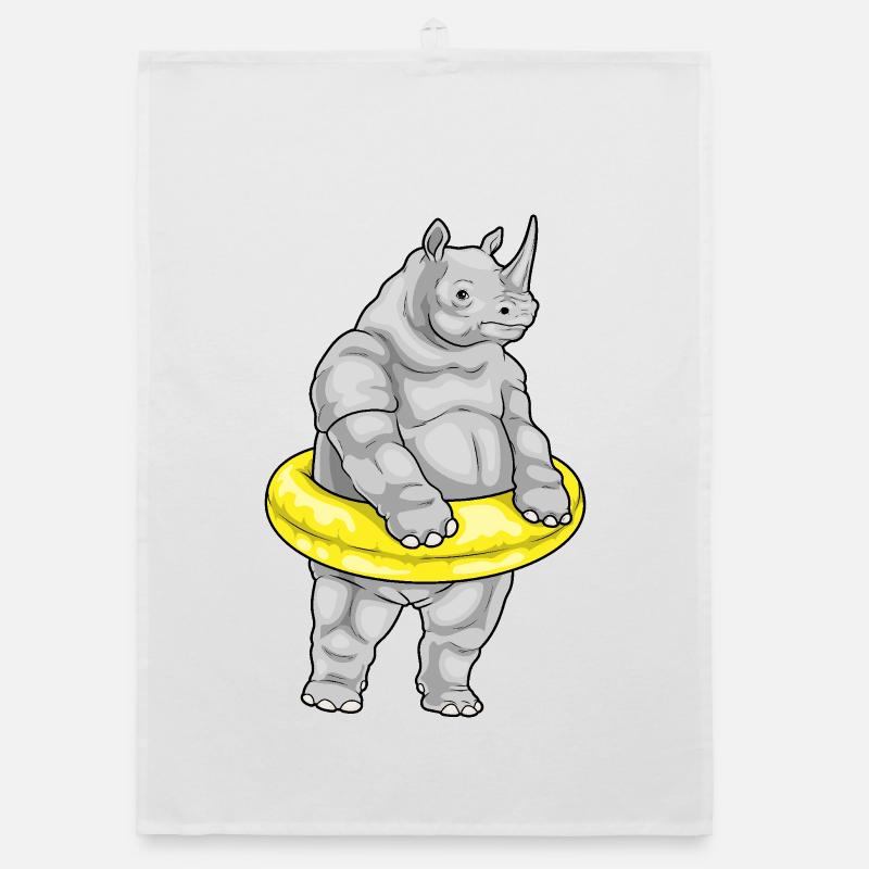 Été de la nage dans le ring de natation Rhino Torchon bio