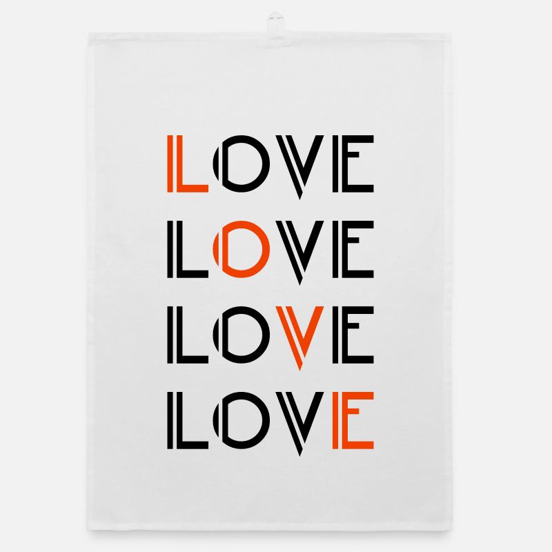 Amour / Liebe Torchon bio