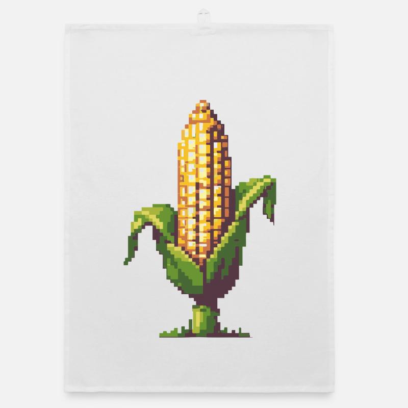 Pixelmais Pixelkunst Organic Geschirrtuch