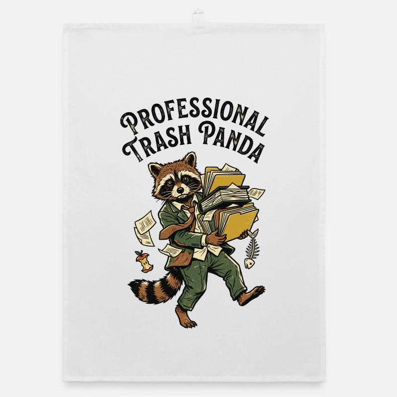 Professional Trash Panda Organic dish towel