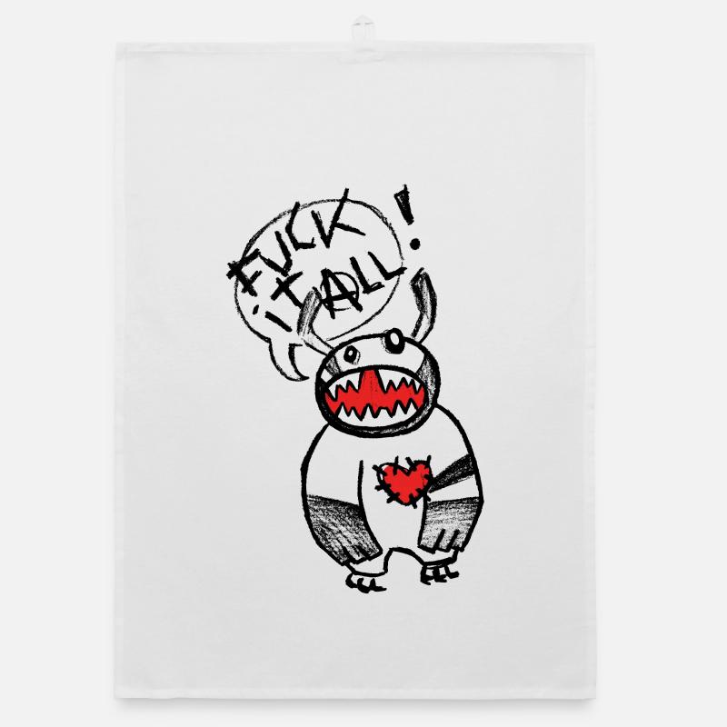F*** it all! Organic dish towel