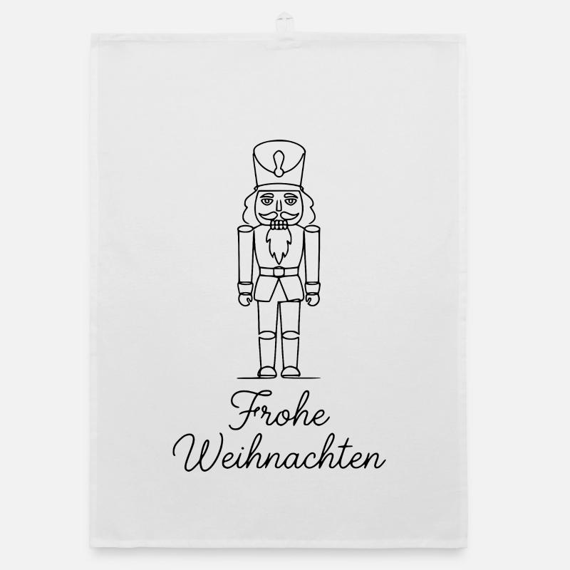 Traditional Nutcracker – Christmas Design Classic Organic dish towel