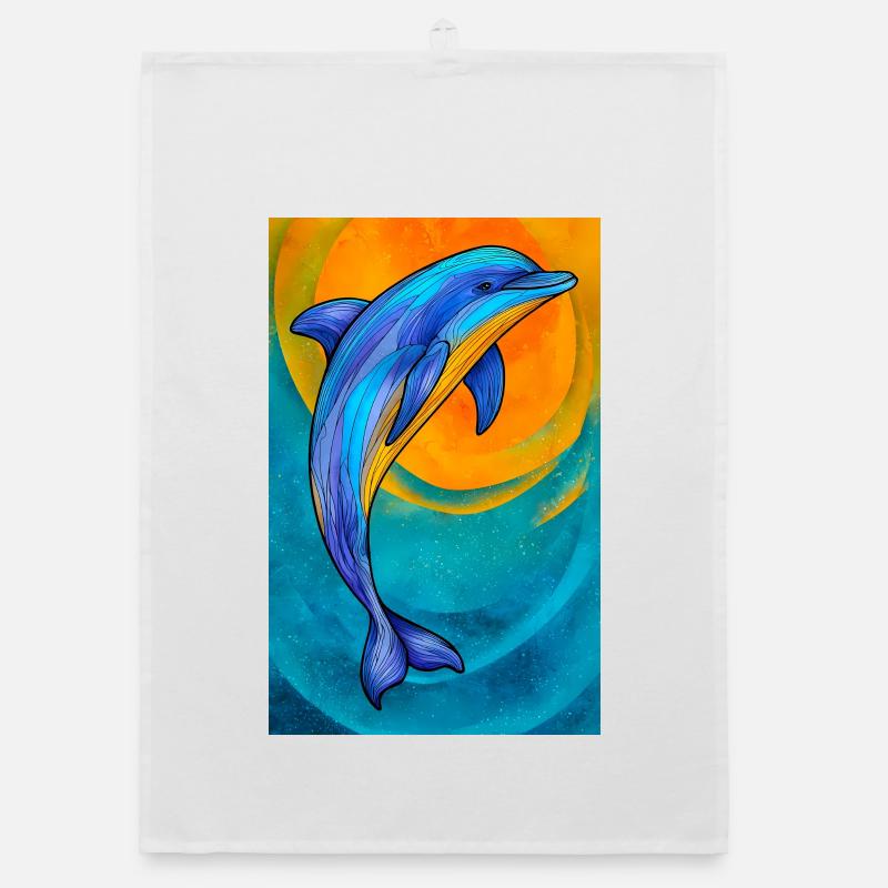 dolphin Organic dish towel