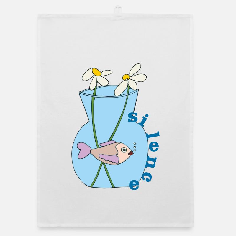 Poisson dans un bocal Torchon bio