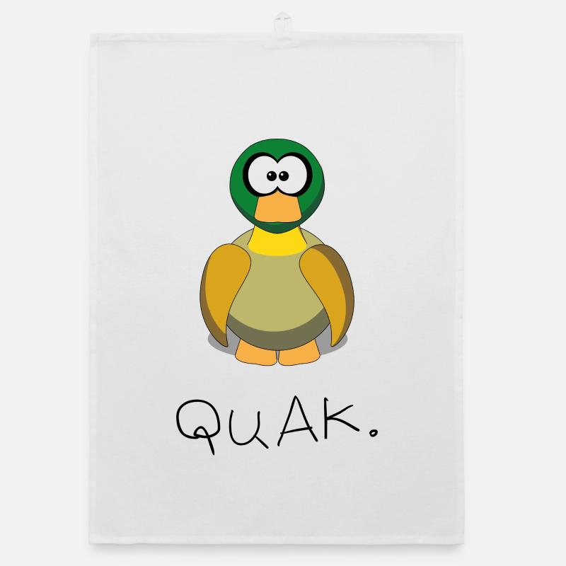 Quak - Organic Geschirrtuch - Weiß