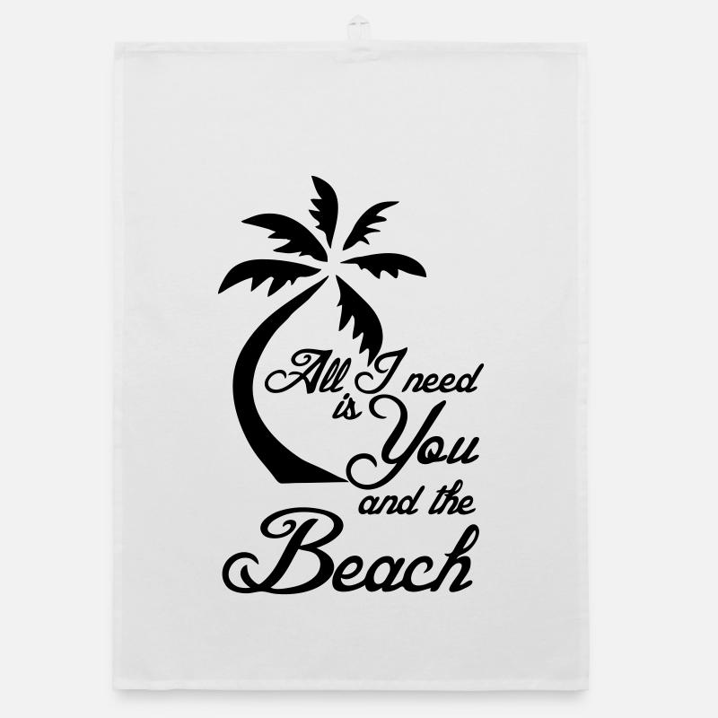 You and the Beach Organic dish towel