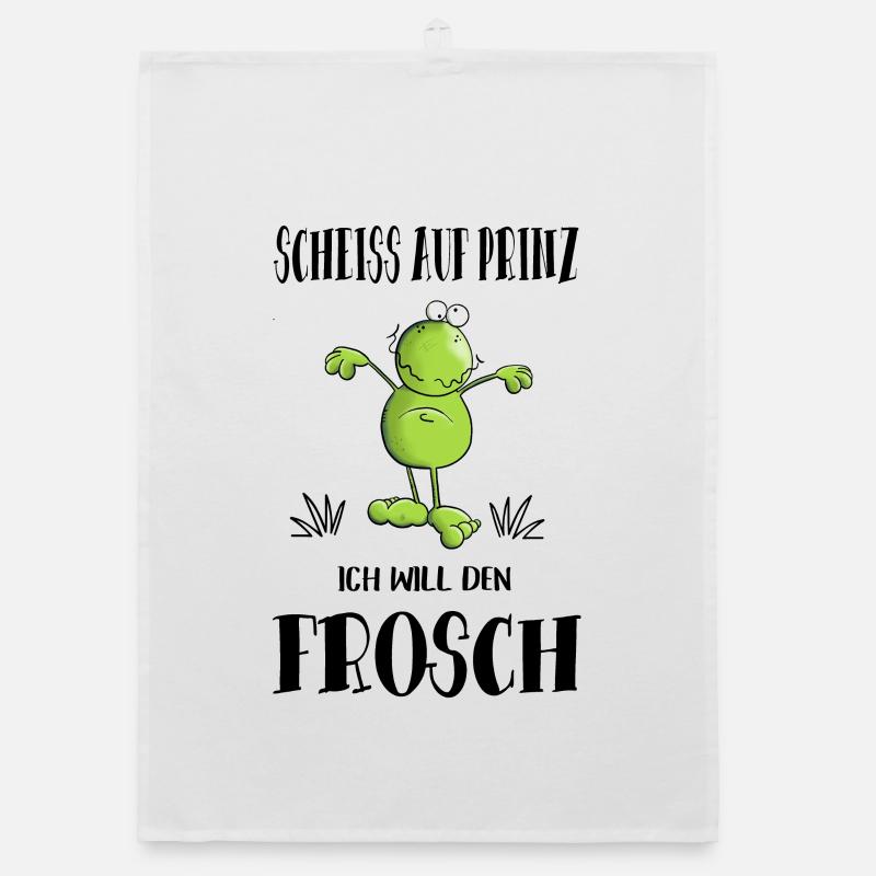 Scheiss auf Prinz Organic Geschirrtuch