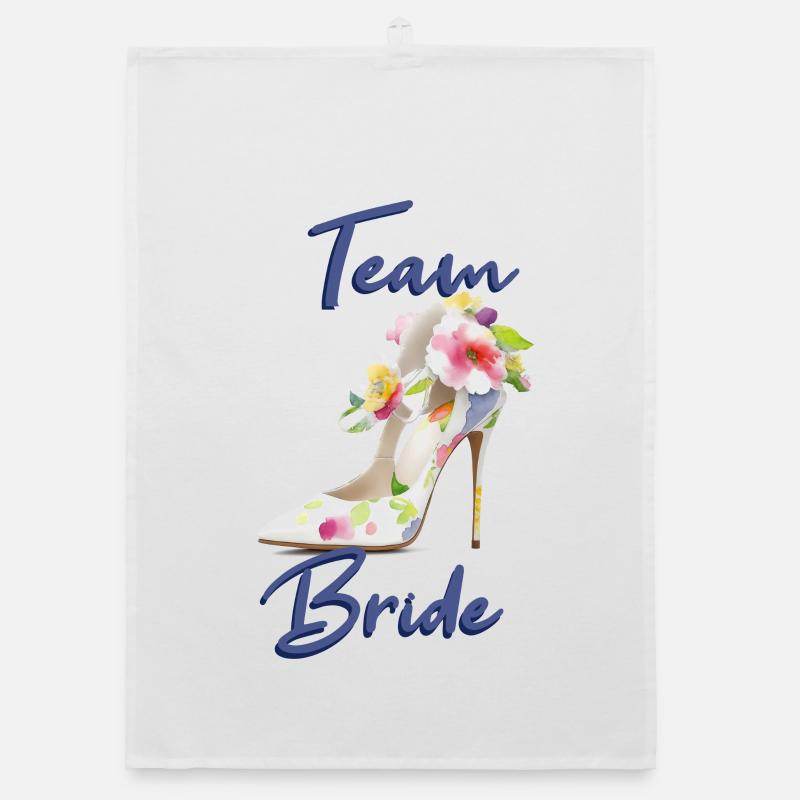 Team Bride Organic Geschirrtuch